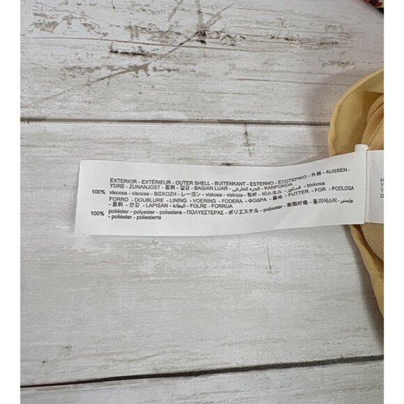 Zara Long Sleeve Boho Floral Patchwork Dress With Button Detail Size M NWT - Picture 11 of 13